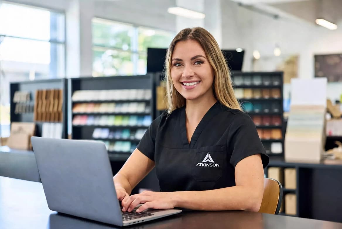 Atkinson Decor team member ready to help